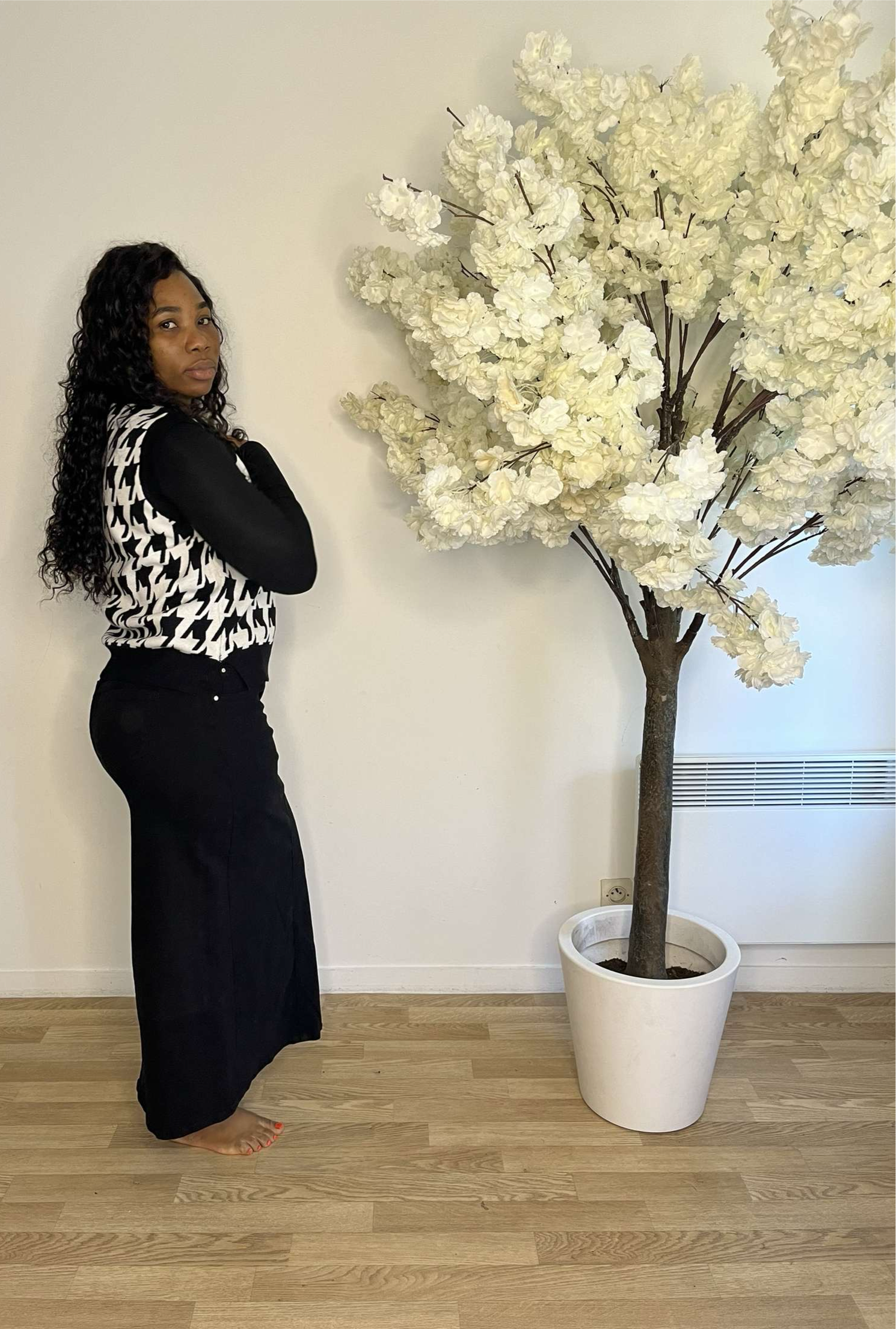 Jupe en jeans sans fente plusieurs modèles et couleurs