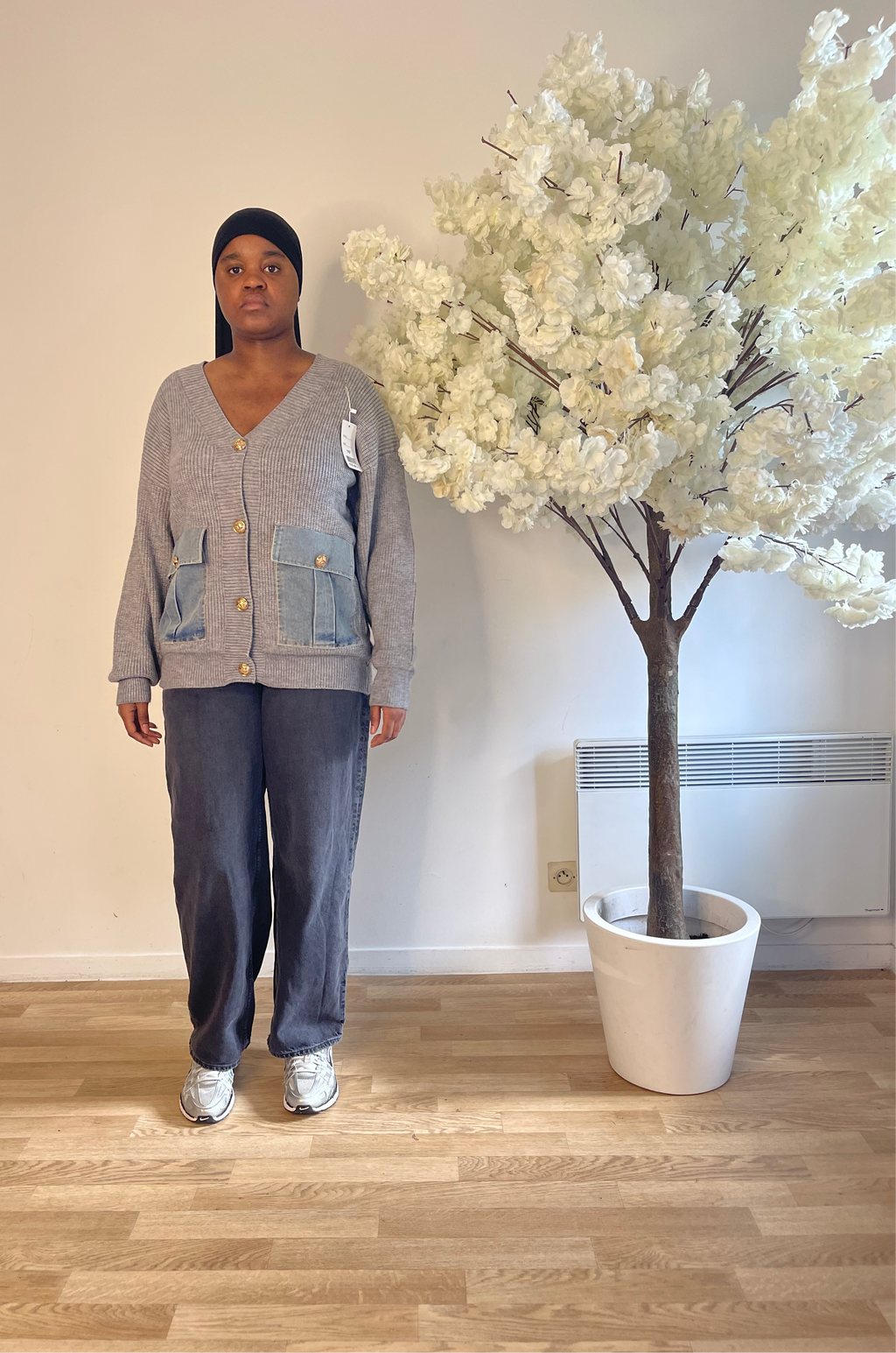 Gilet bi matière