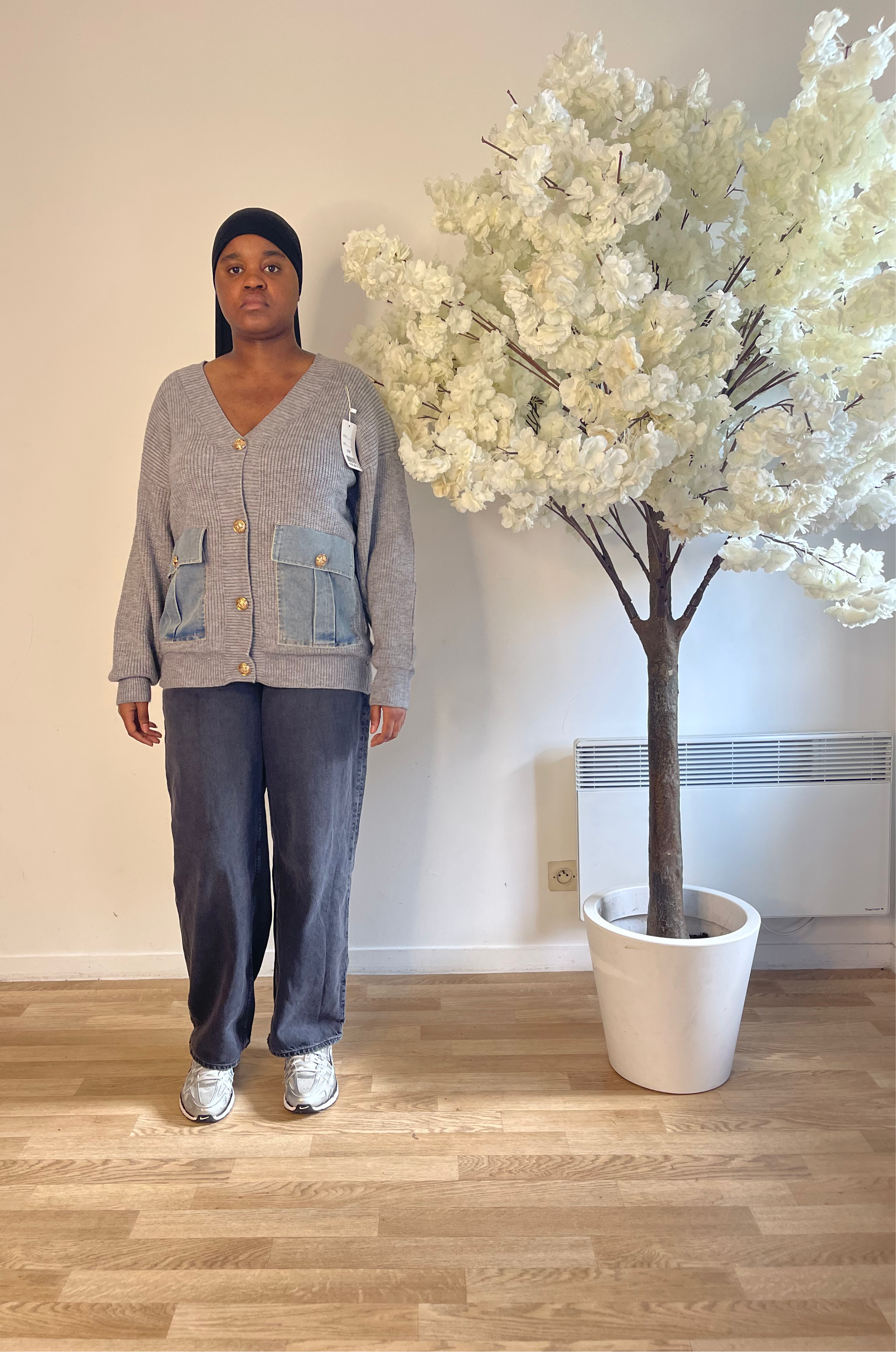 Gilet bi matière
