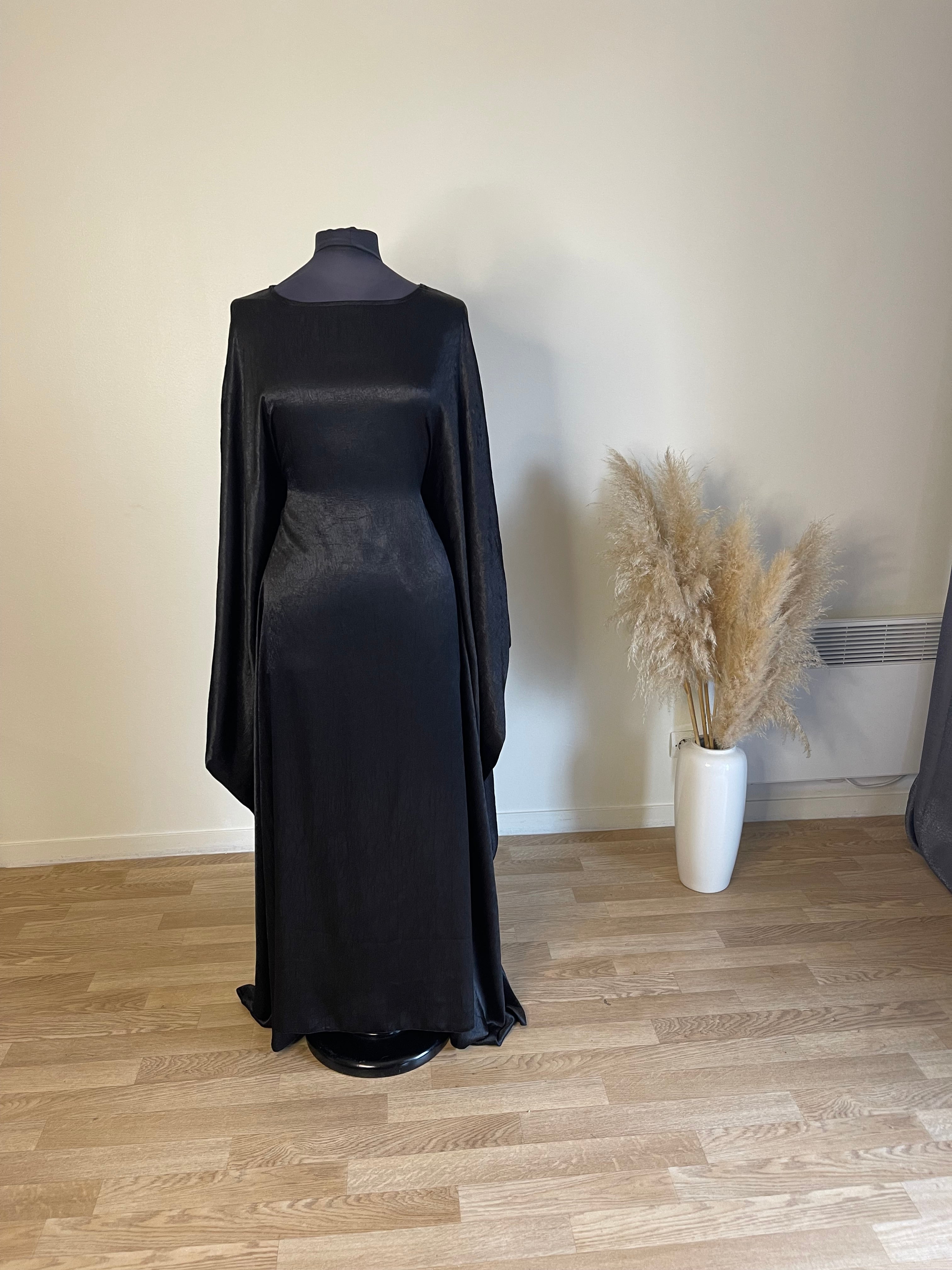 Abaya farasha satinée